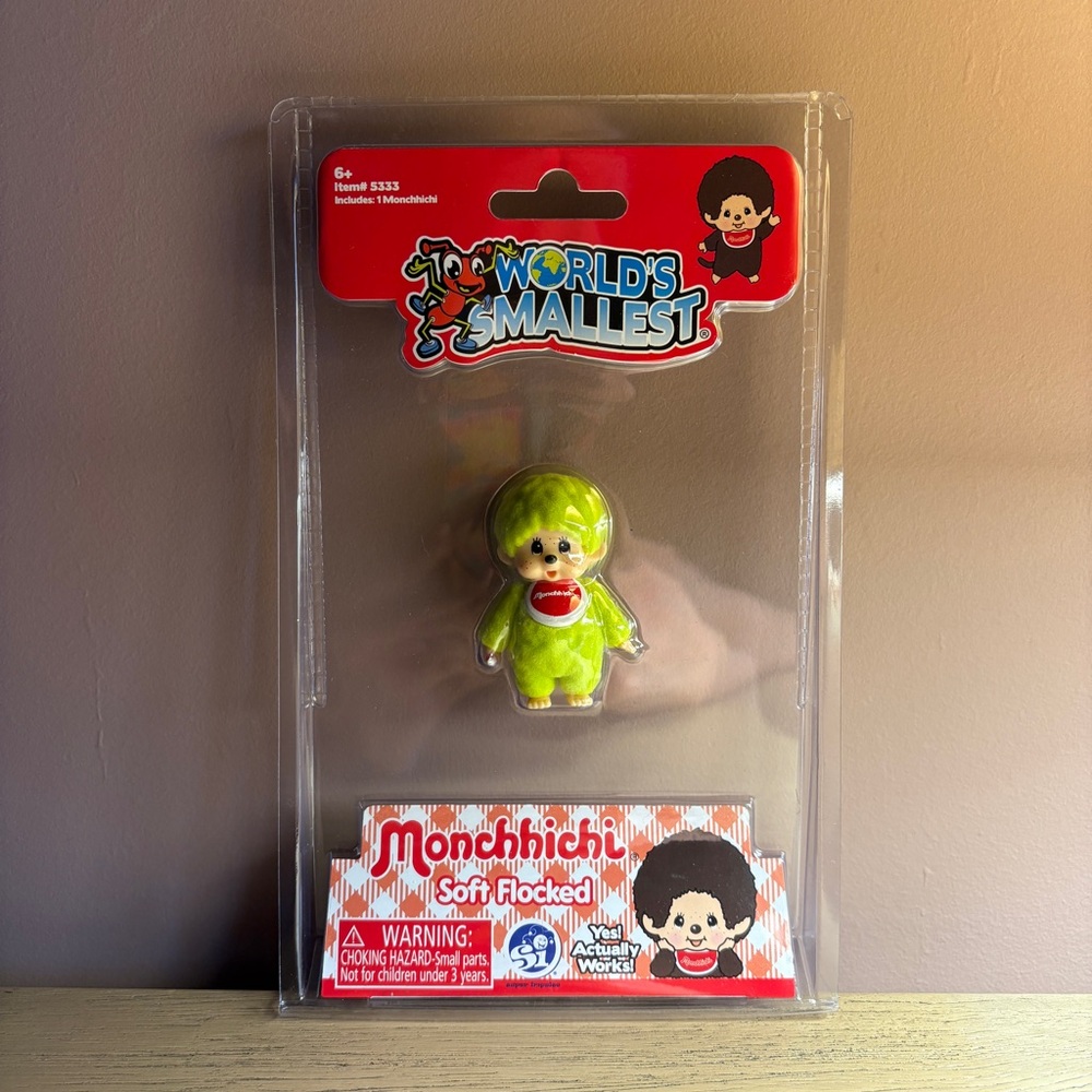 World’s Smallest GREEN Monchhichi